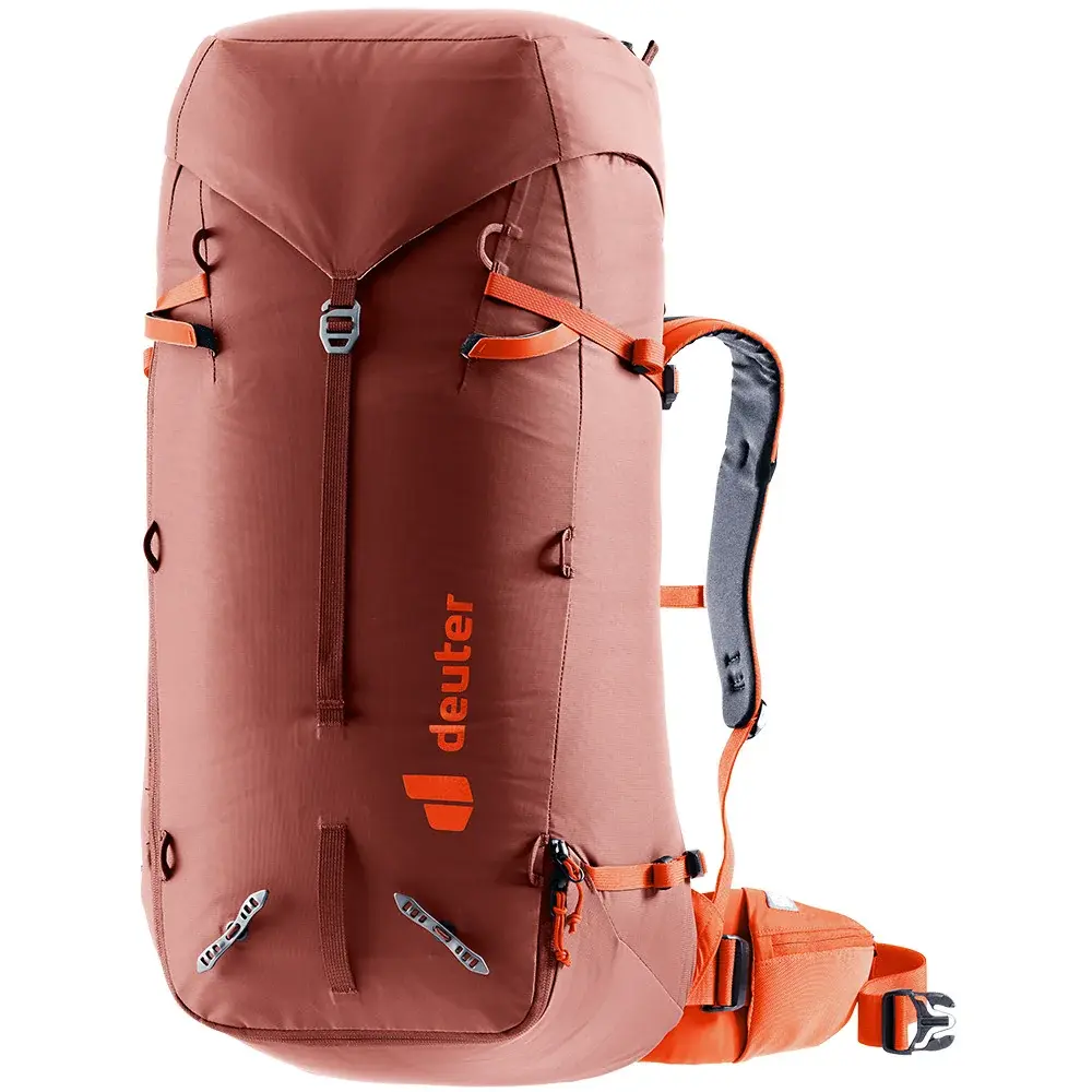Deuter Pánsky horolezecký expedičný batoh Deuter Guide 44+8L One-size Redwood-papaya