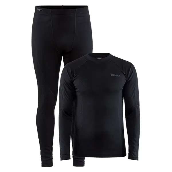 Craft Pánsky funkčný set Craft CORE Warm Baselayer čierna