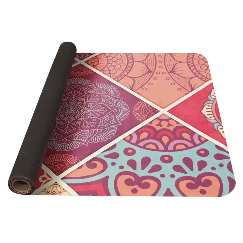 Yate Podložka na jogu Yate Yoga Mat 1850x680x1 mm vzor A ružová