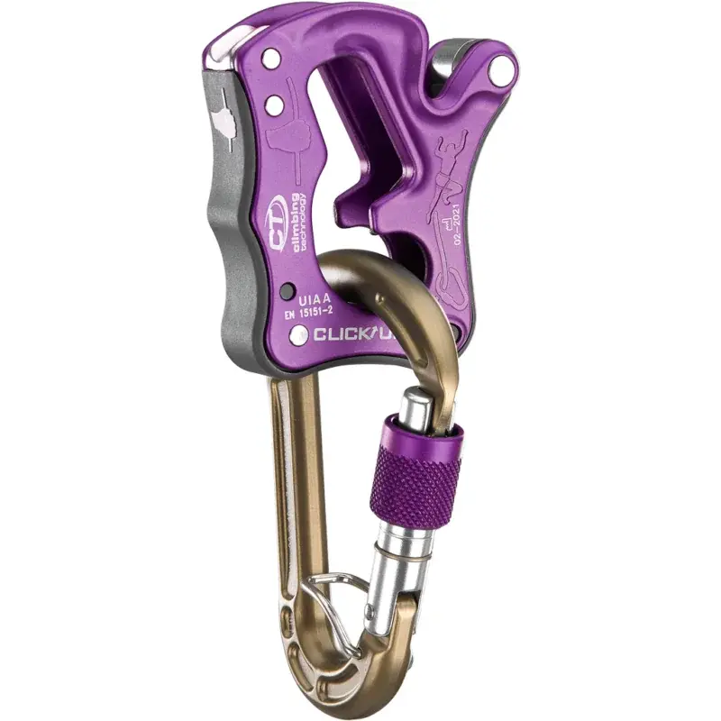 Poloautomatické istítko Climbing Technology Click Up Kit Violet