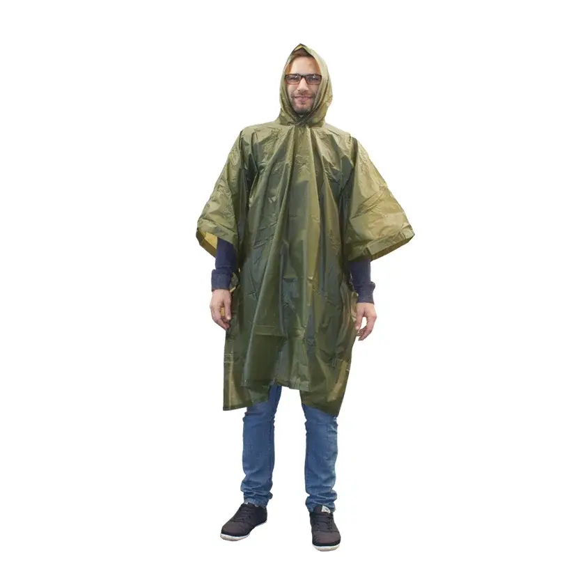 HIGHLANDER Pončo HIGHLANDER PVC olivové