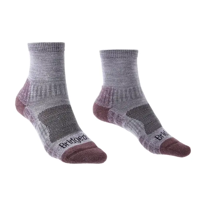 Bridgedale Ponožky Bridgedale Hike Lightweight Ankle Merino Performance Women's heather/damson/814