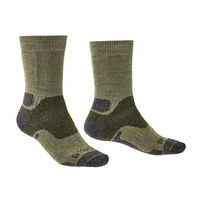 Ponožky Bridgedale Hike Midweight Boot Merino Performance green/736