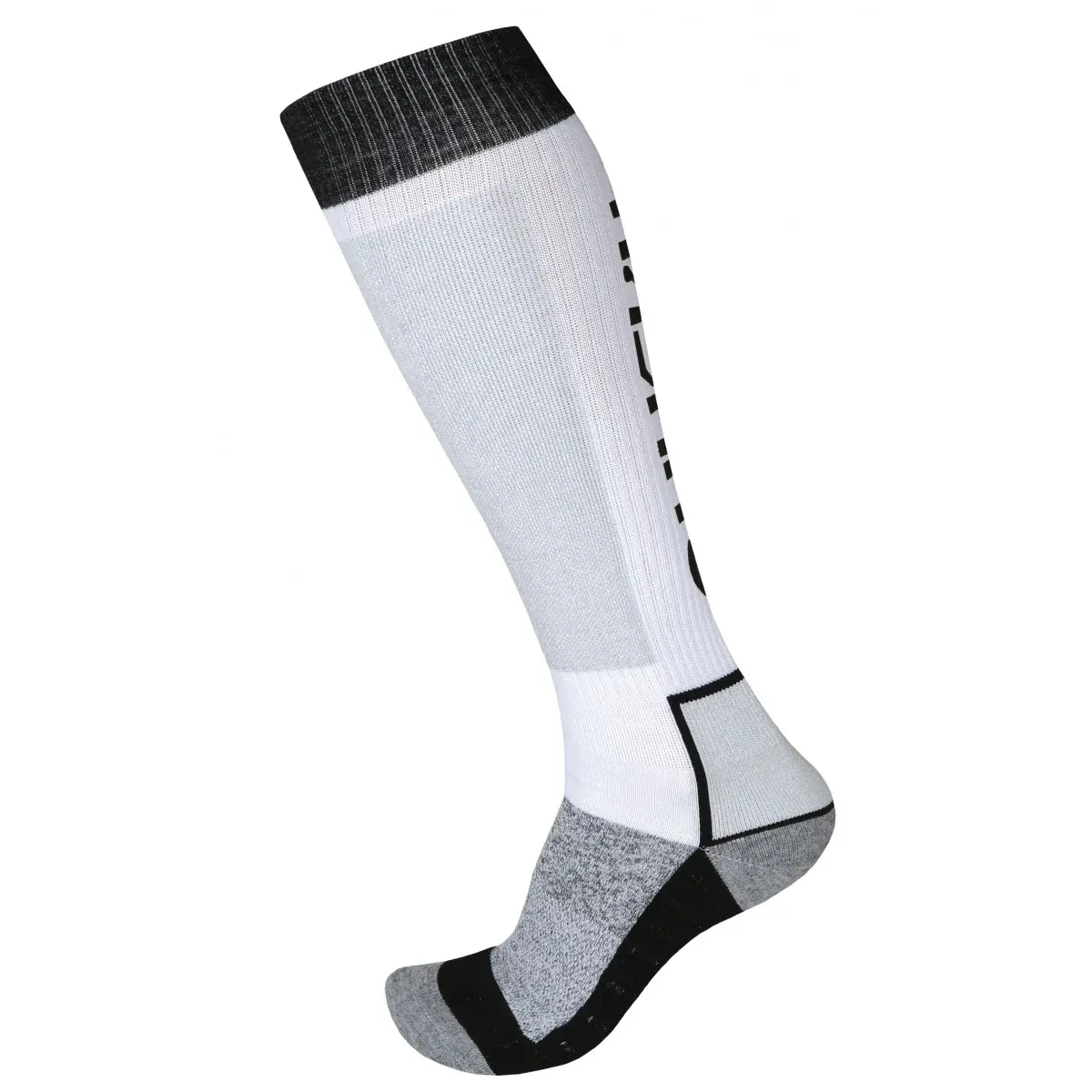 Univerzálne lyžiarske ponožky Husky Snow Wool biela/čierna