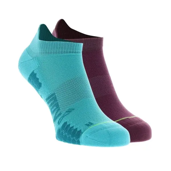 Trailové ponožky Inov8 Trailfly Sock Low teal/purple