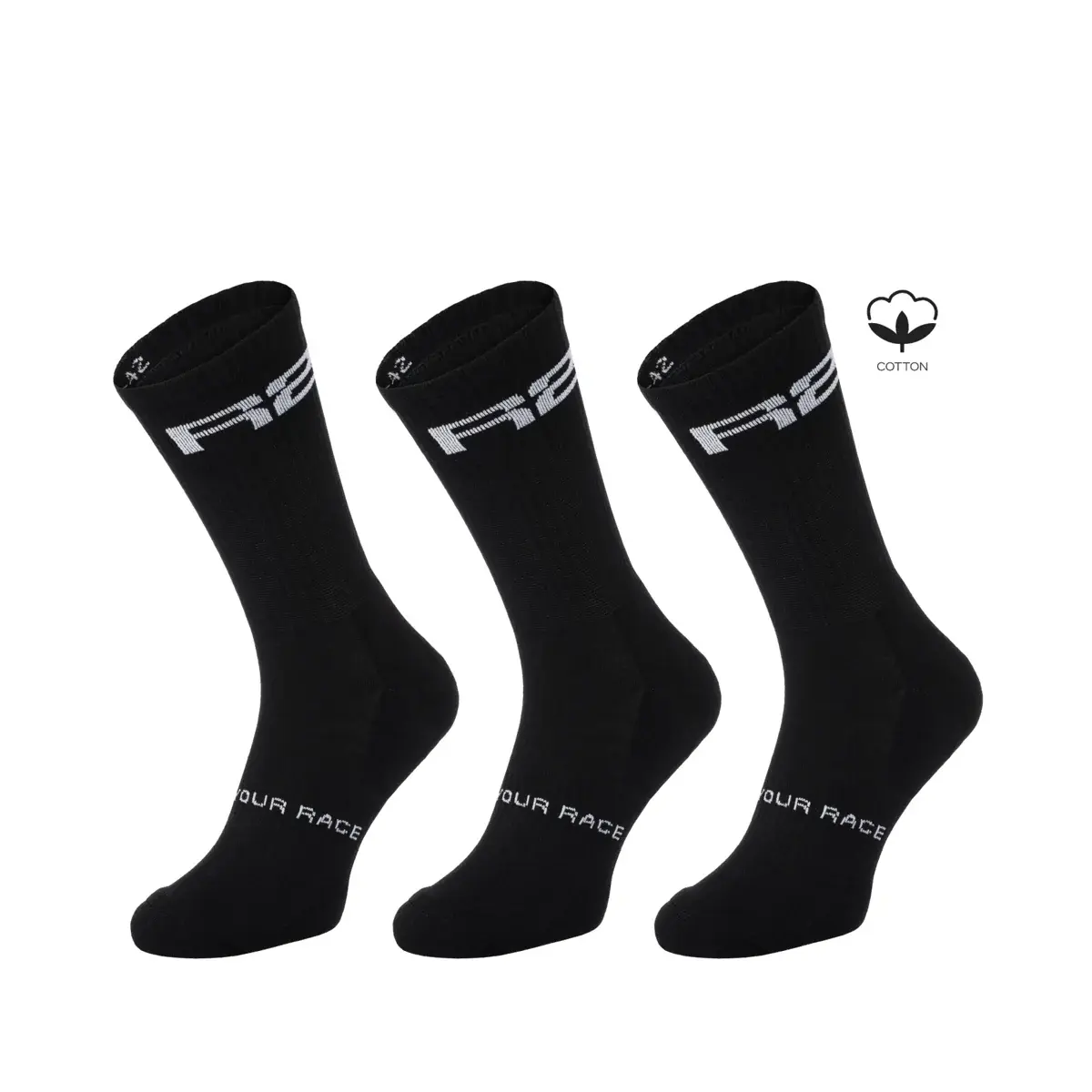 R2 Ponožky R2 URBAN 3PACK čierna, biela