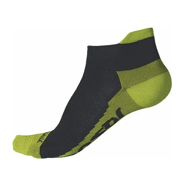 Ponožky Sensor Race Coolmax Invisible čierna/limetka
