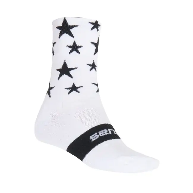Ponožky Sensor Stars biela/čierna