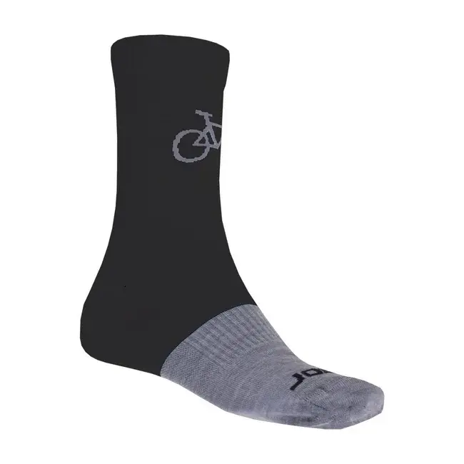 Sensor Ponožky Sensor Tour Merino Wool čierna/sivá