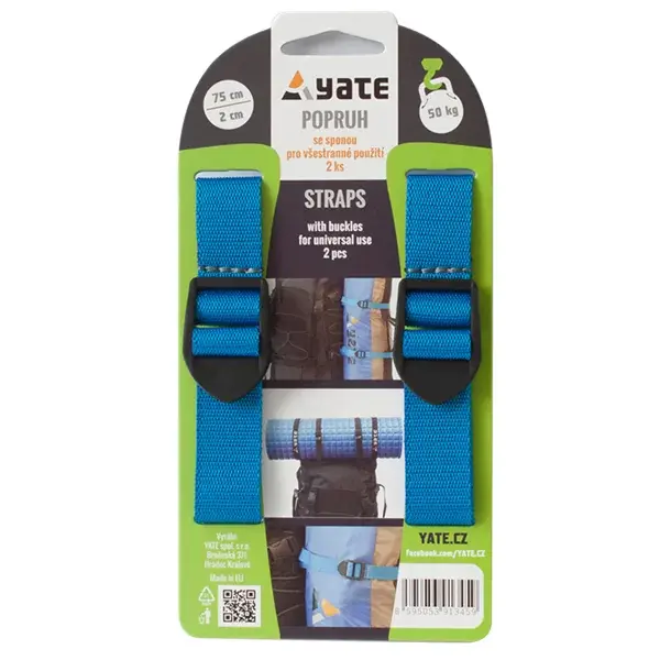 Yate Popruh Yate se sponou 2x75 cm - 2 ks
