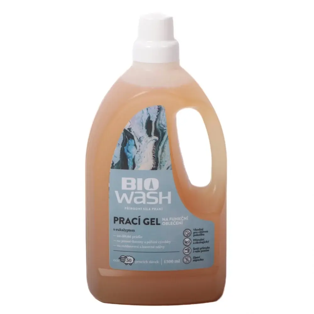 BioWash Pracie gel BioWash Sport Bio eukalyptus 1500ml