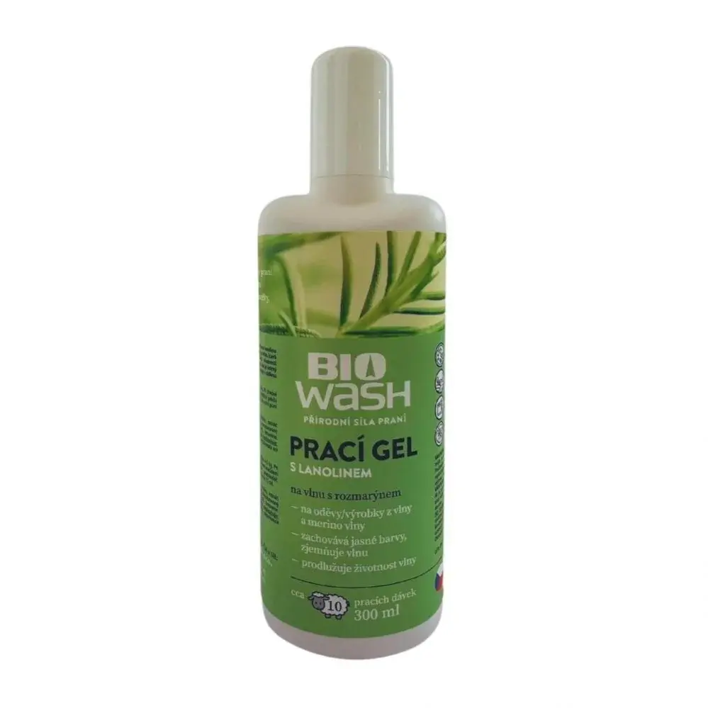BioWash Prací gél na vlnu s rozmarínom BioWash 300ml