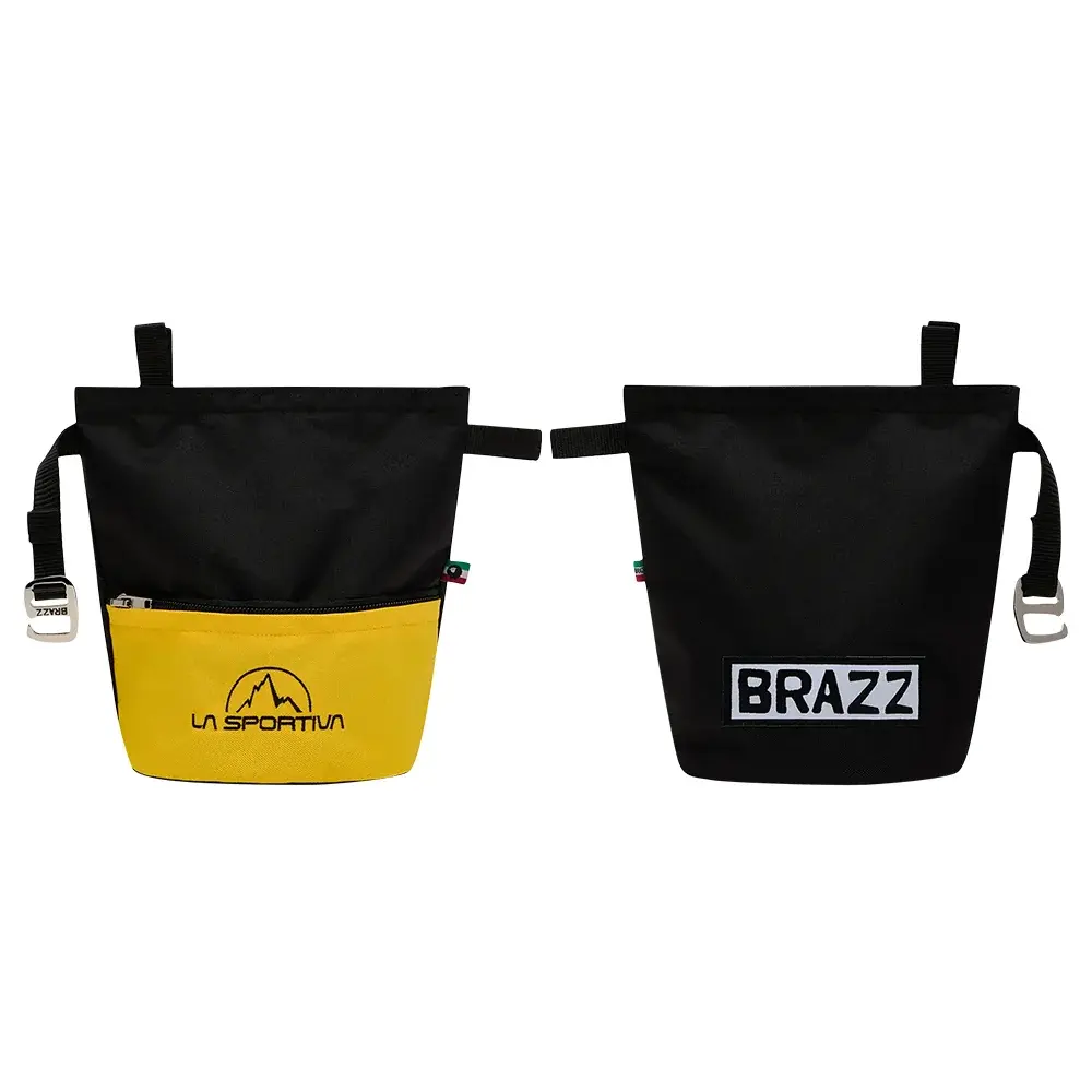 La Sportiva Vrecko na magnézium La Sportiva Leftover Chalk Bag black/yellow