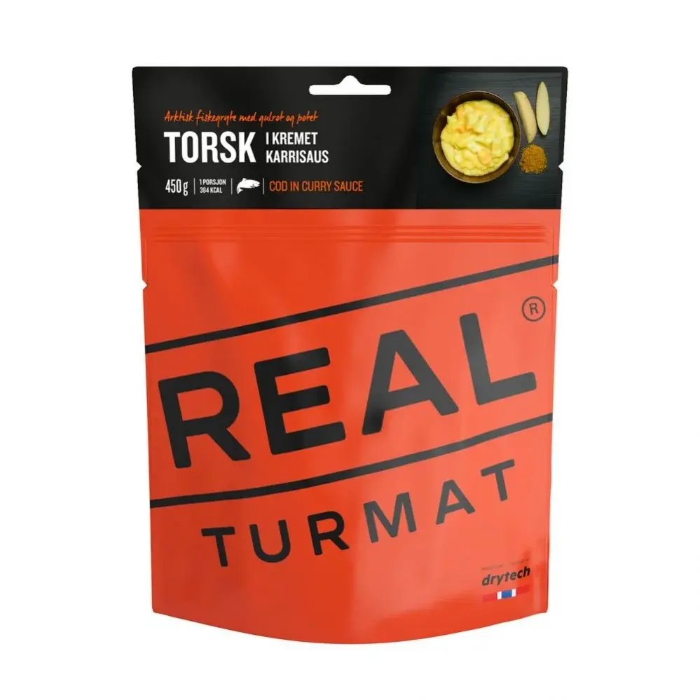 REAL Turmat Treska so zemiakmi v kari omáčke REAL Turmat 500g
