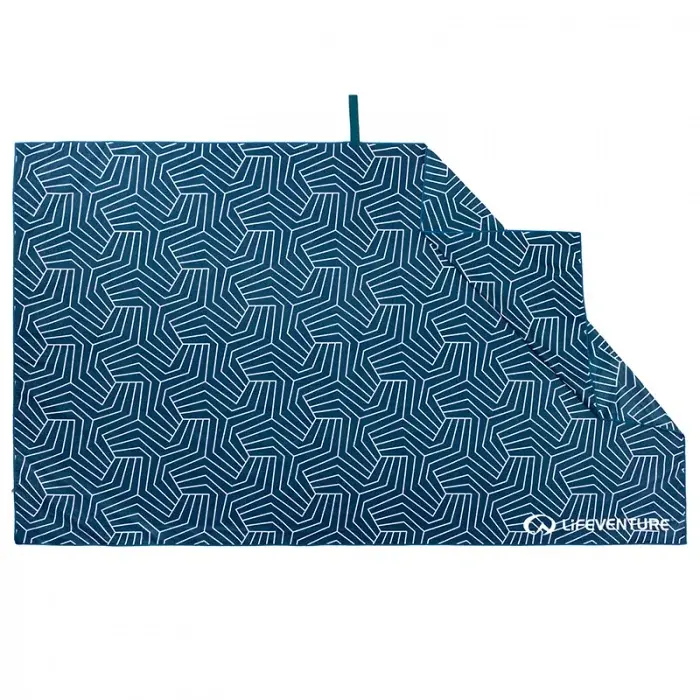 Lifeventure Uterák Lifeventure Printed SoftFibre Trek Towel Giant Navy