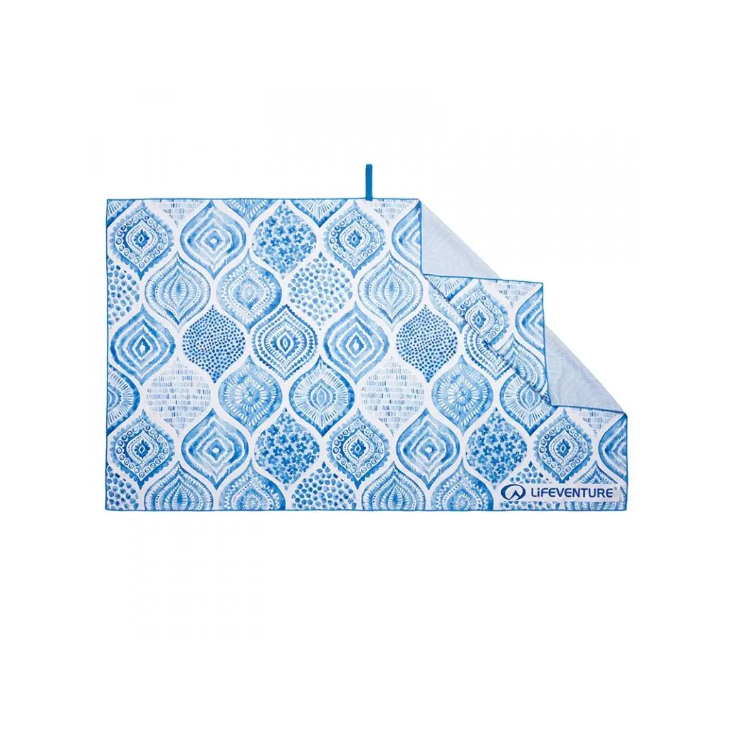 Uterák Lifeventure Printed SoftFibre Trek Towel Giant santorini