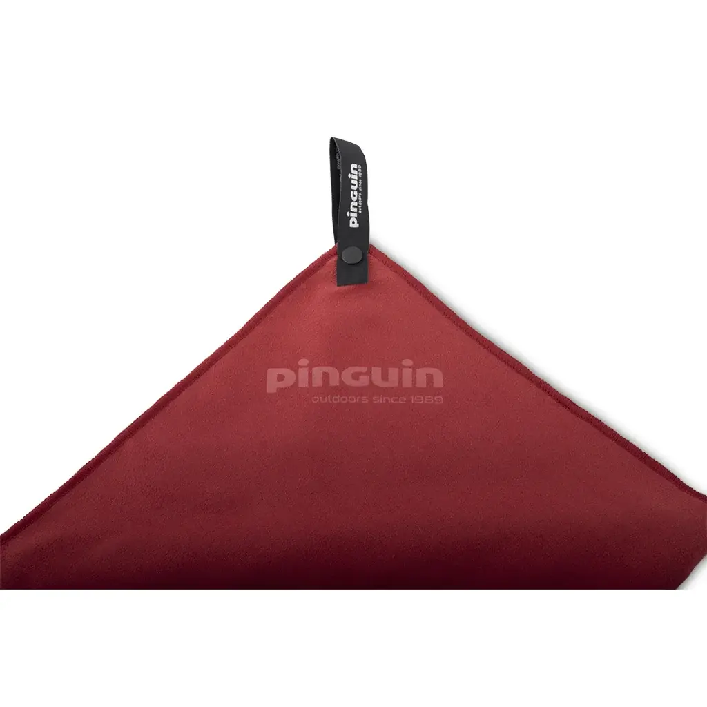 Rýchloschnúci uterák Pinguin Micro Towel Logo red
