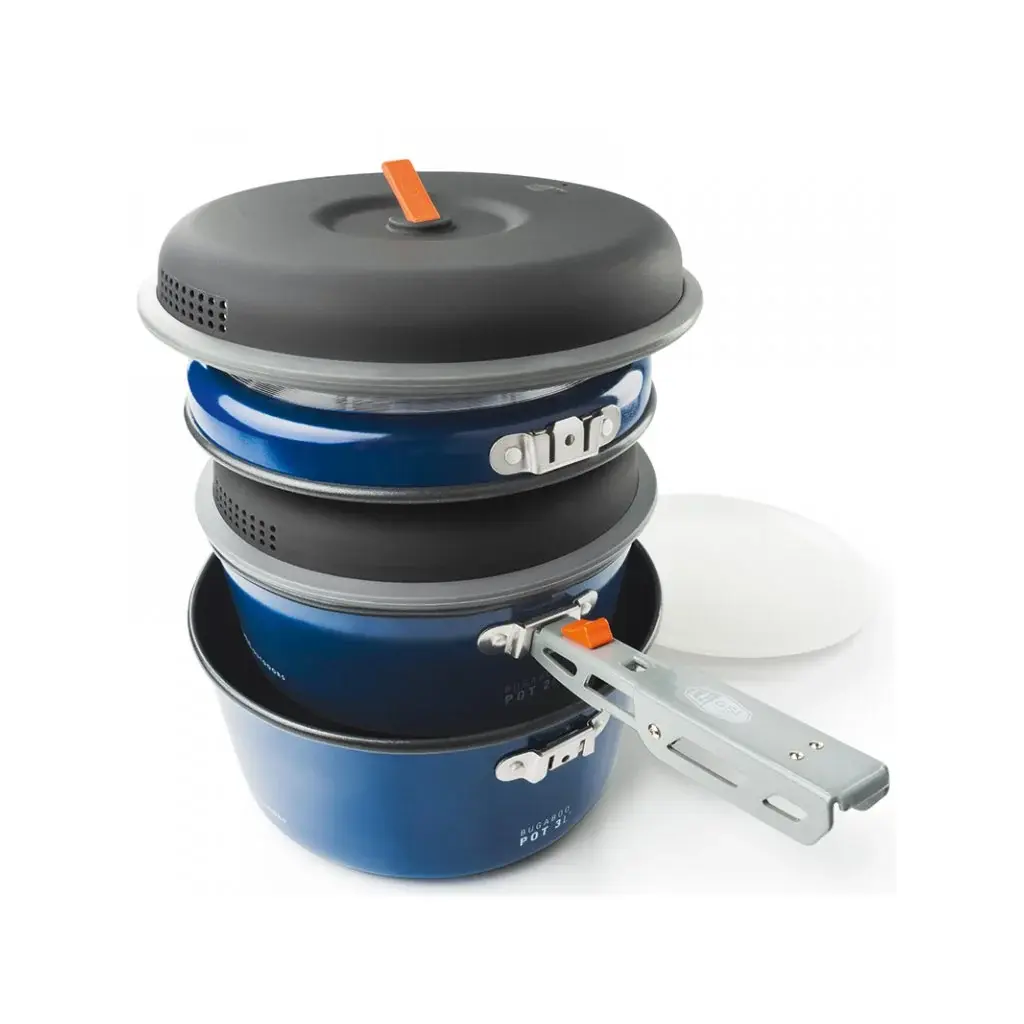 Súprava hrncov GSI Ceramic Base Camper Medium