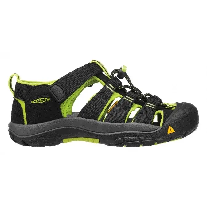 KEEN Sandále KEEN Newport H2 Children black/lime green