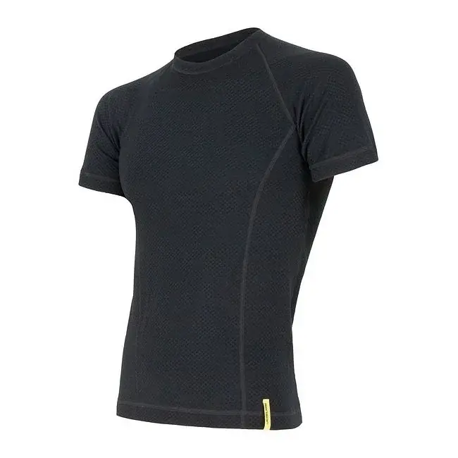 Sensor Pánske tričko Sensor Merino DF čierna