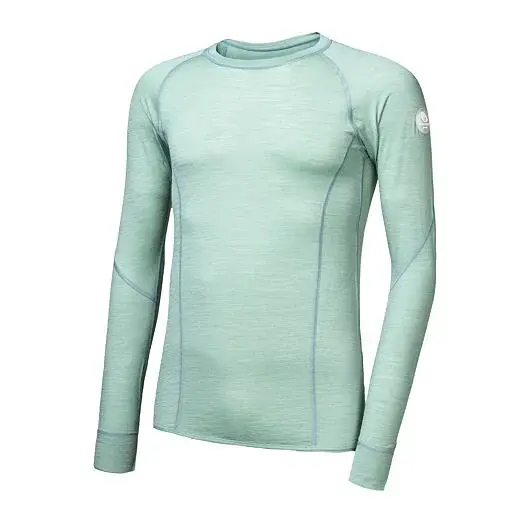 Pánske tričko Sensor Merino Air dl.rukáv basil green