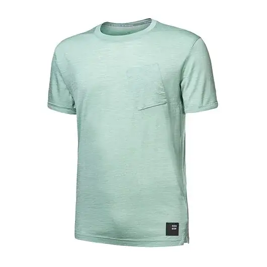 Pánske tričko Sensor Merino Air traveller kr.rukáv basil green