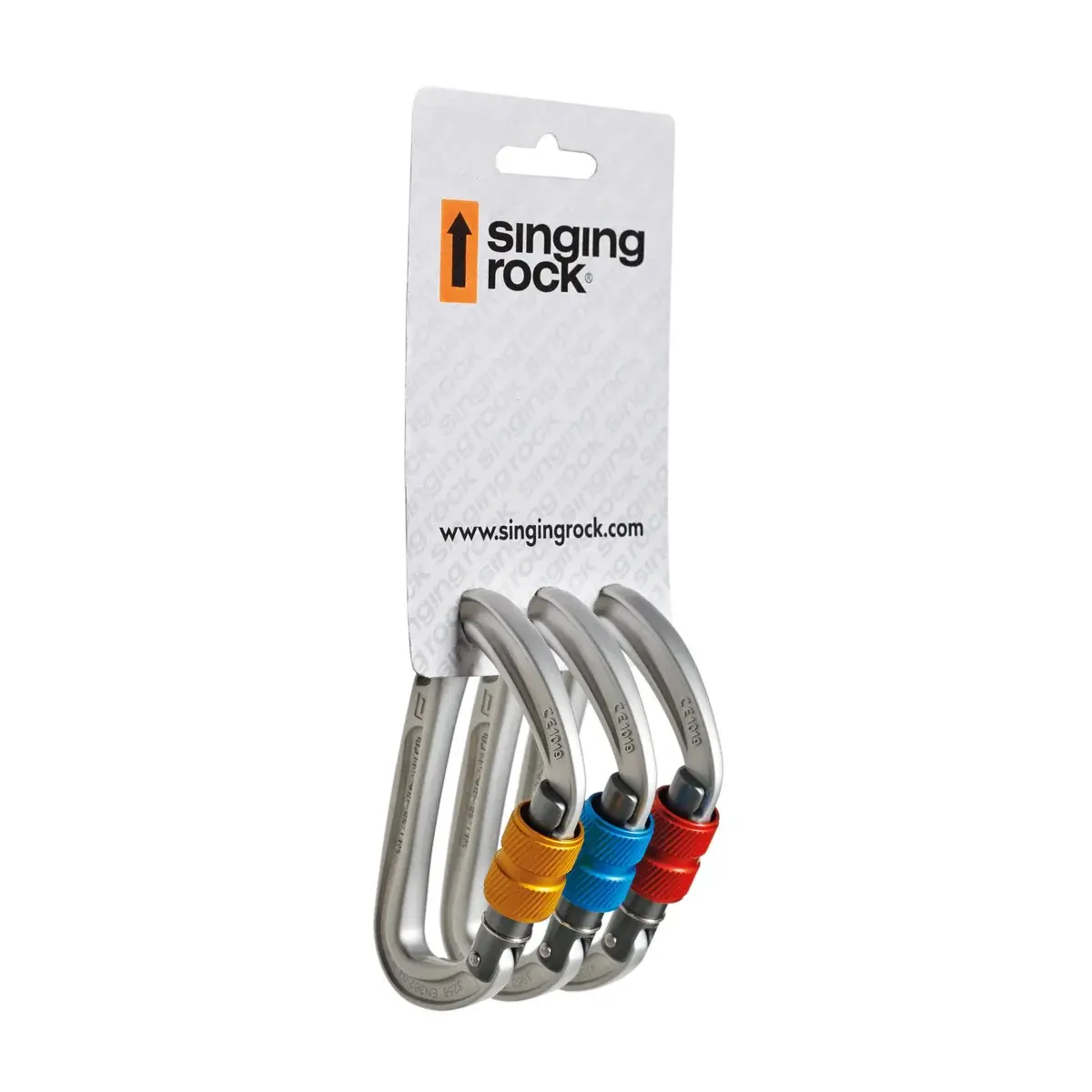 Singing Rock Set karabín Singing Rock D Colt Screw 3-pack