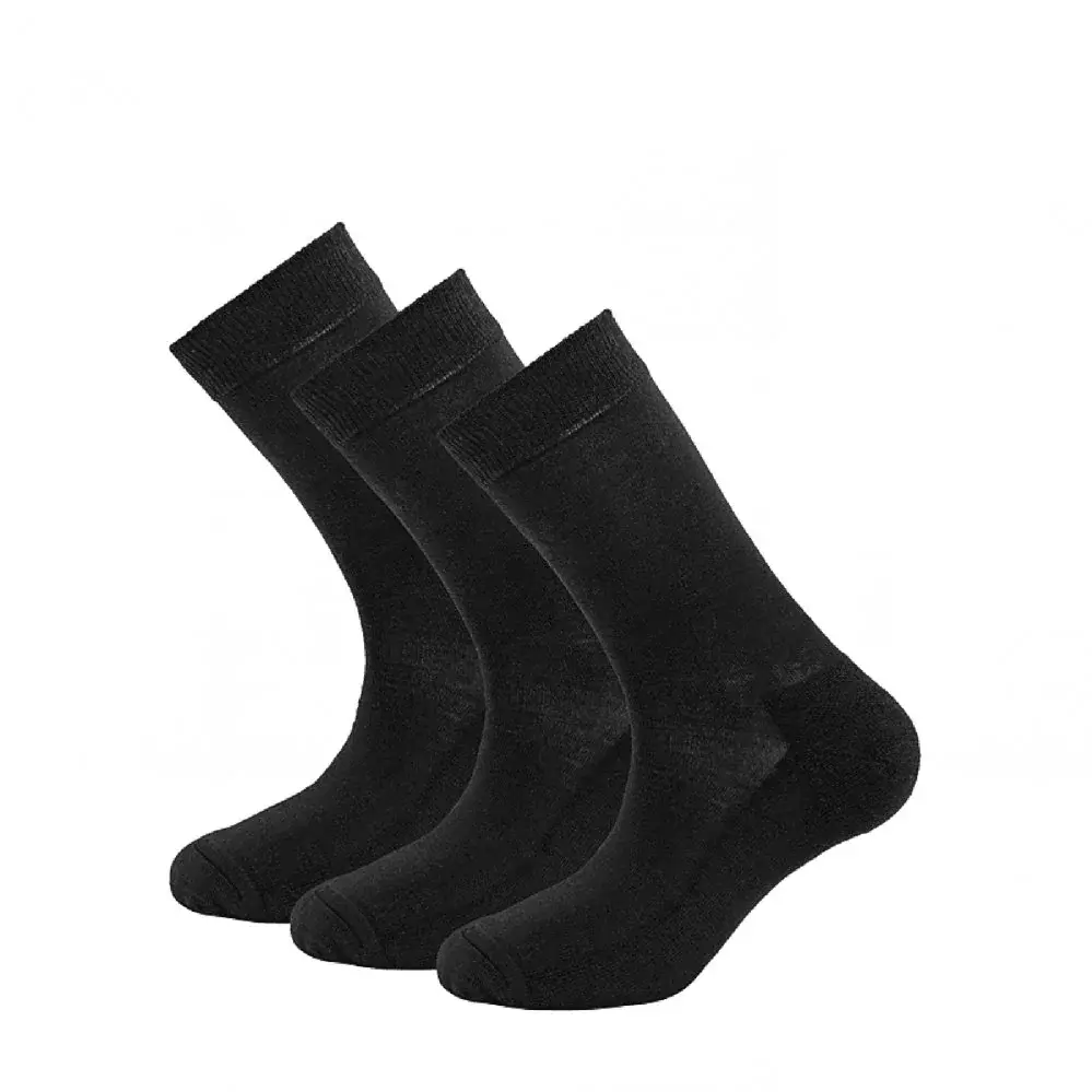 Set vlnených ponožiek Devold Daily merino Medium Sock 3Pack black