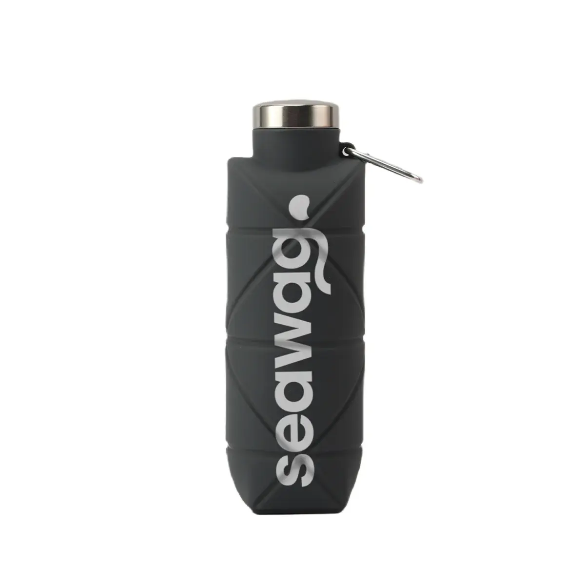 SEAWAG Silikónová skladacia fľaša 700ml SEAWAG black