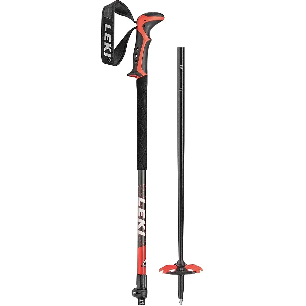 Leki Skialpinistické palice Leki Haute Route 2 dark anthracite-dark red-black 110-150cm