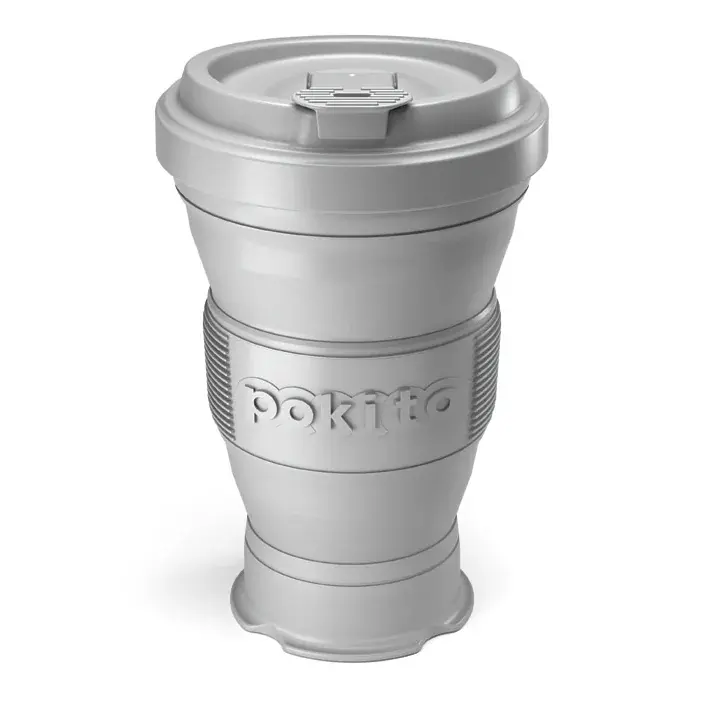 Skladacia šálka Pokito 3v1 475ml Cool grey
