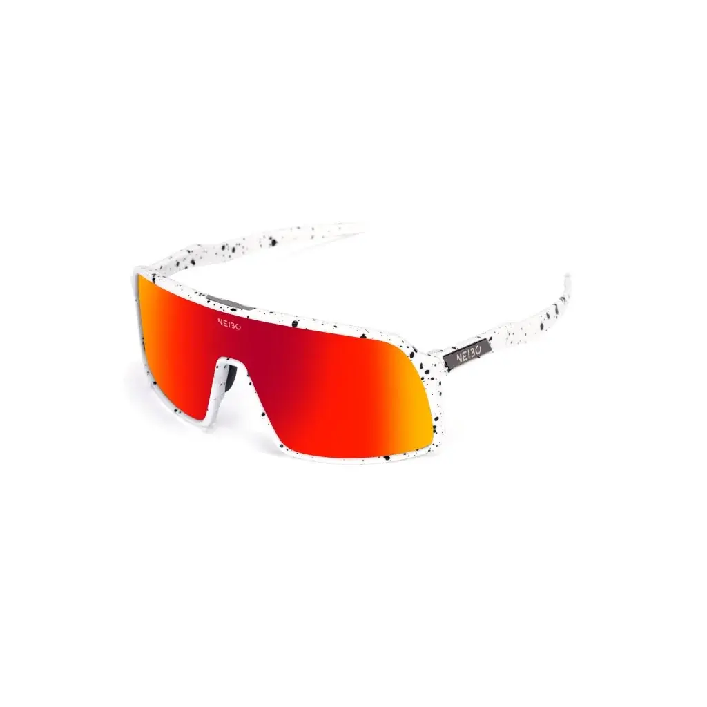 NEIBO Športové okuliare NEIBO Falcon White spots/fire orange