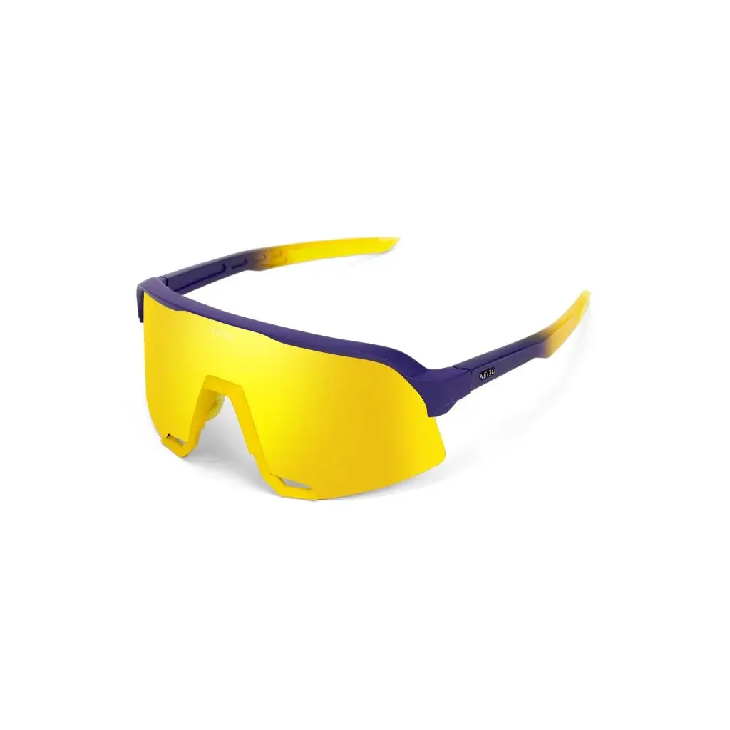 NEIBO Športové okuliare NEIBO Hawk Purple,yellow/gold