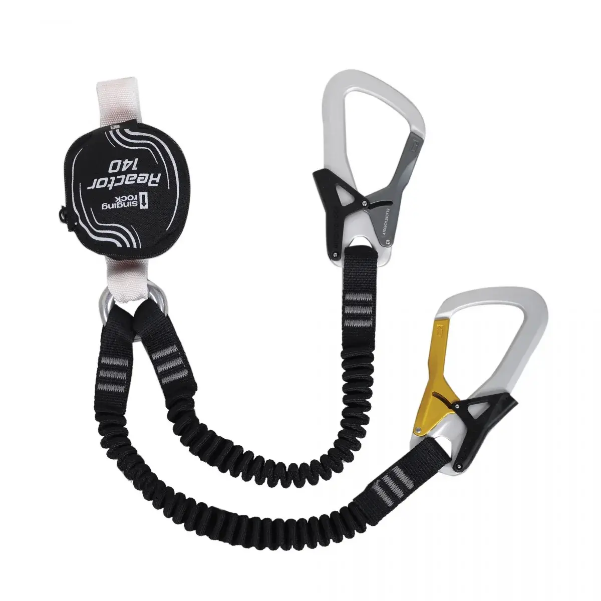 Tlmič pádu Singing Rock Reactor 140 Flex Ring Y 85 cm + 2xK0124 čierna