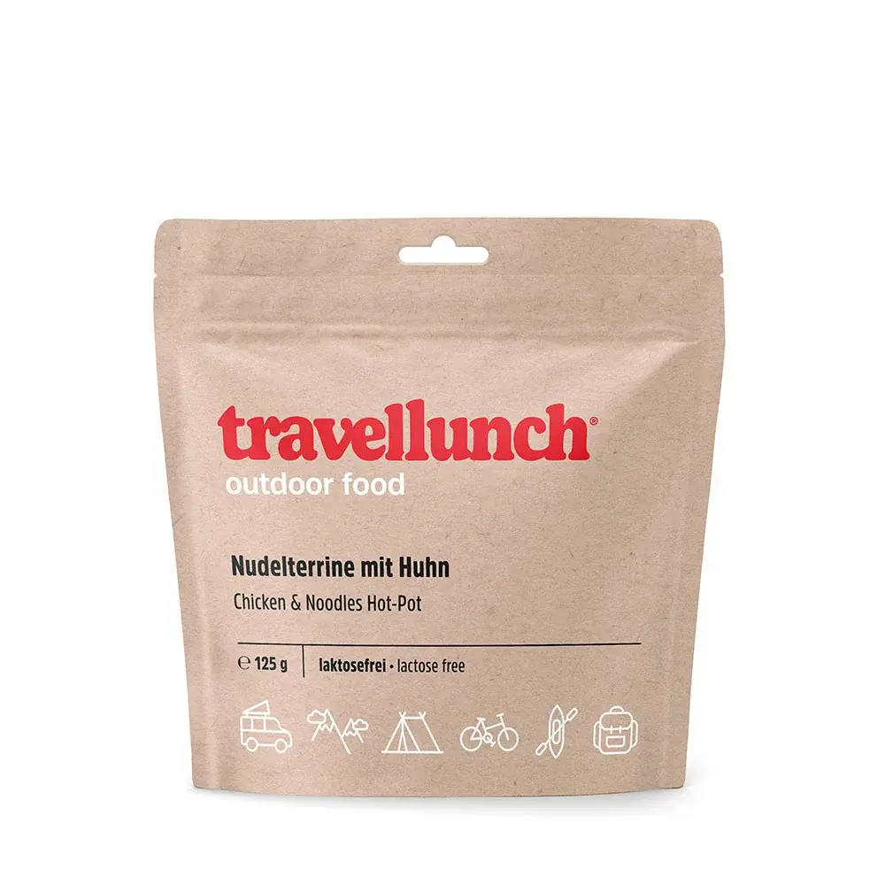 Travellunch Sušené jedlo Travellunch Kura s rezancami bez laktózy 2 porcie