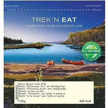 Trek´n Eat Trek´n Eat Švajčiarske müsli s mliekom (150 g, 576 kcal)