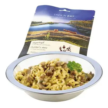 Trek´n Eat Sušené jedlo Trek´n Eat Cestoviny s vybraným hovädzím na voňavom korení na lovecký spôsob