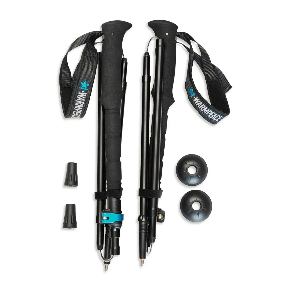 Warmpeace Trekové palice Warmpeace Ridgewalk black/blue