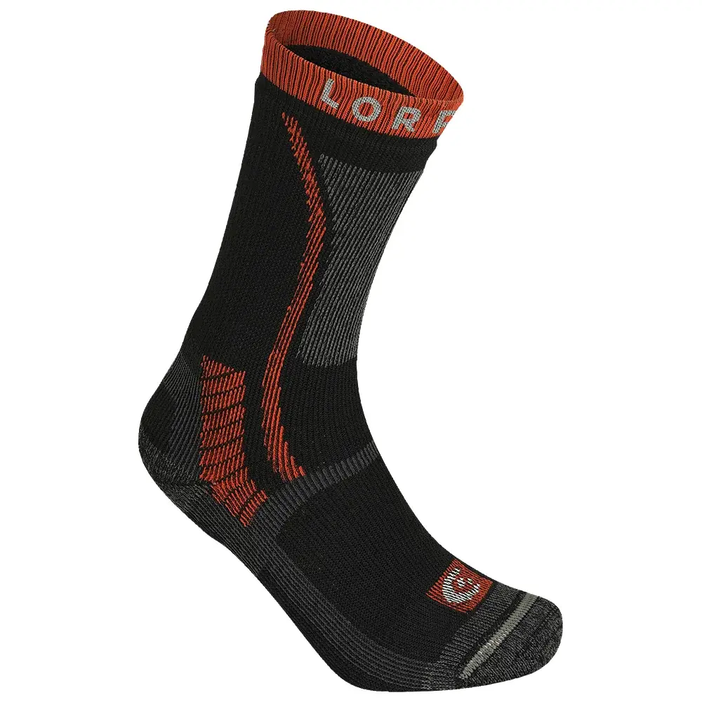 Lorpen Trekingové ponožky Lorpen ALL SEASON TREKKER ECO 2079 BLACK/ORANGE