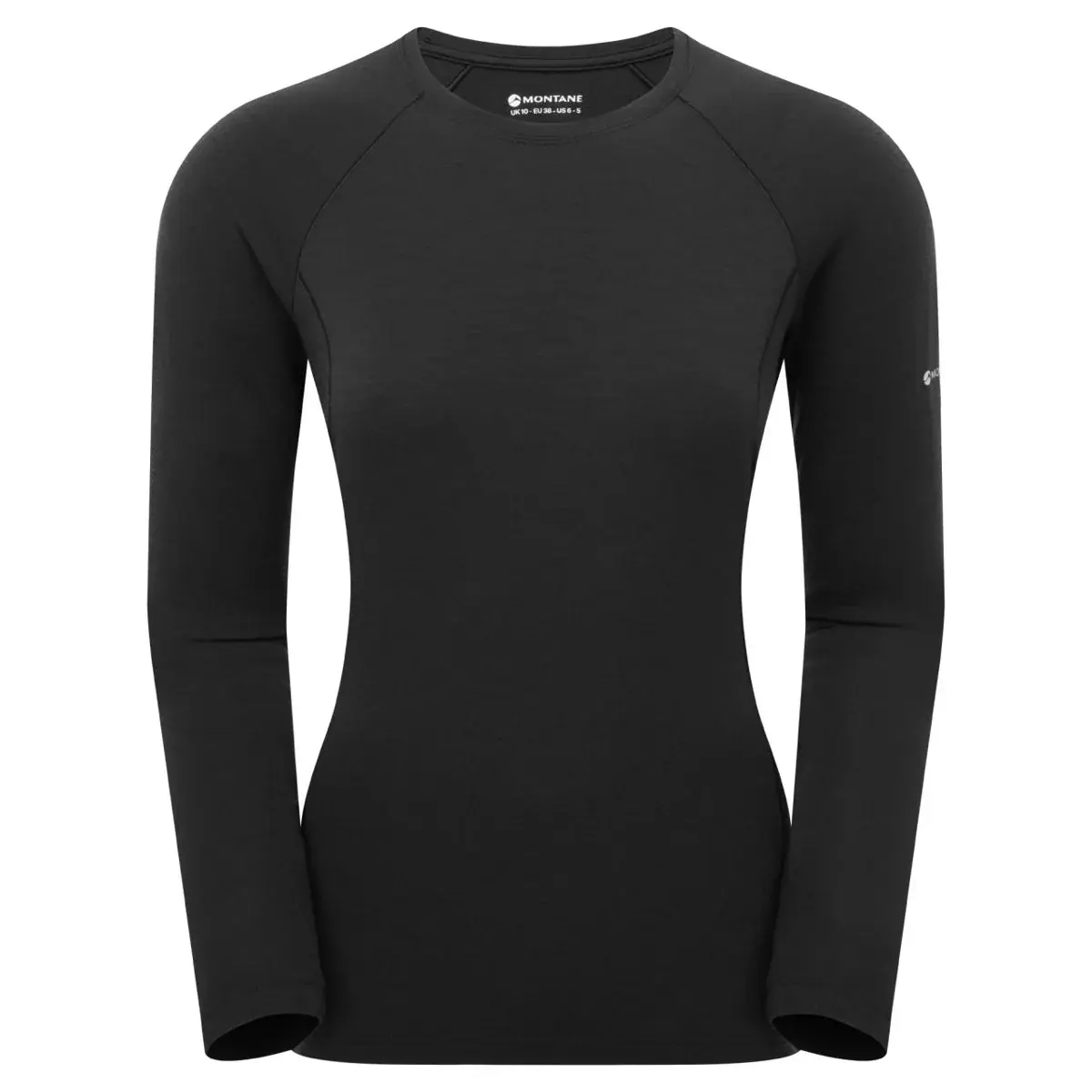 Tričko s dlhým rukávom Montane Womens Malli black