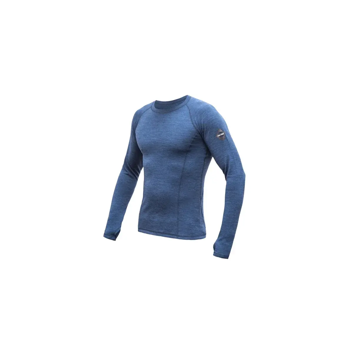 Tričko s dlhým rukávom Sensor Merino Bold cool blue