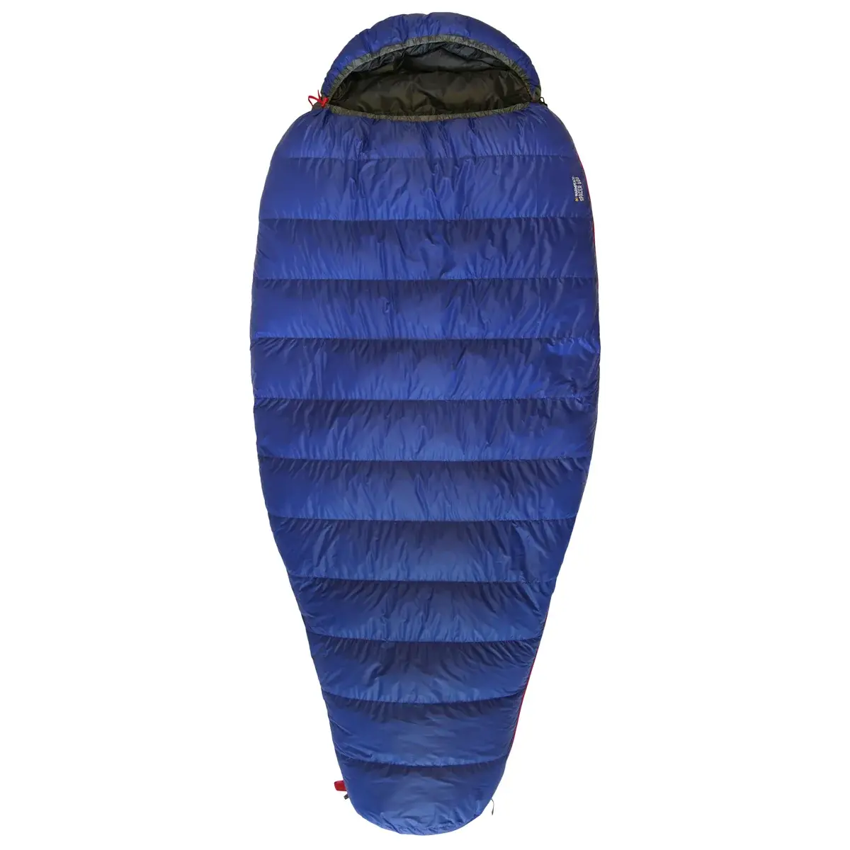 Warmpeace Trojsezónny páperový spací vak Warmpeace Spacer 600 mid blue/grey/black