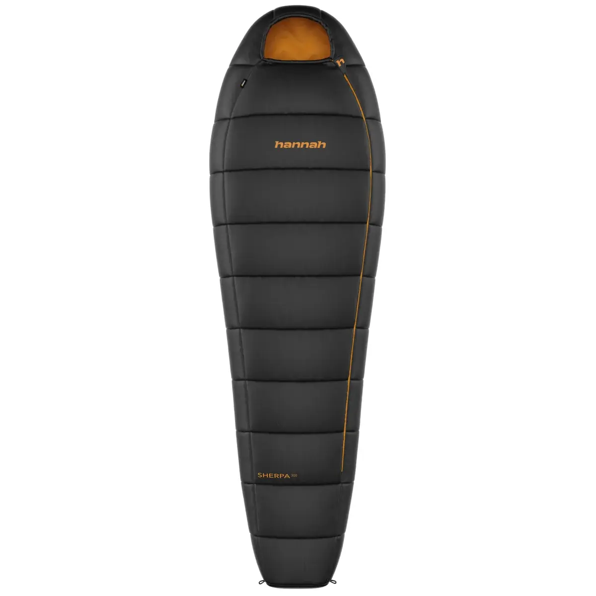 Hannah Trojsezónny spací vak Hannah Sherpa 300 jet black/inca gold