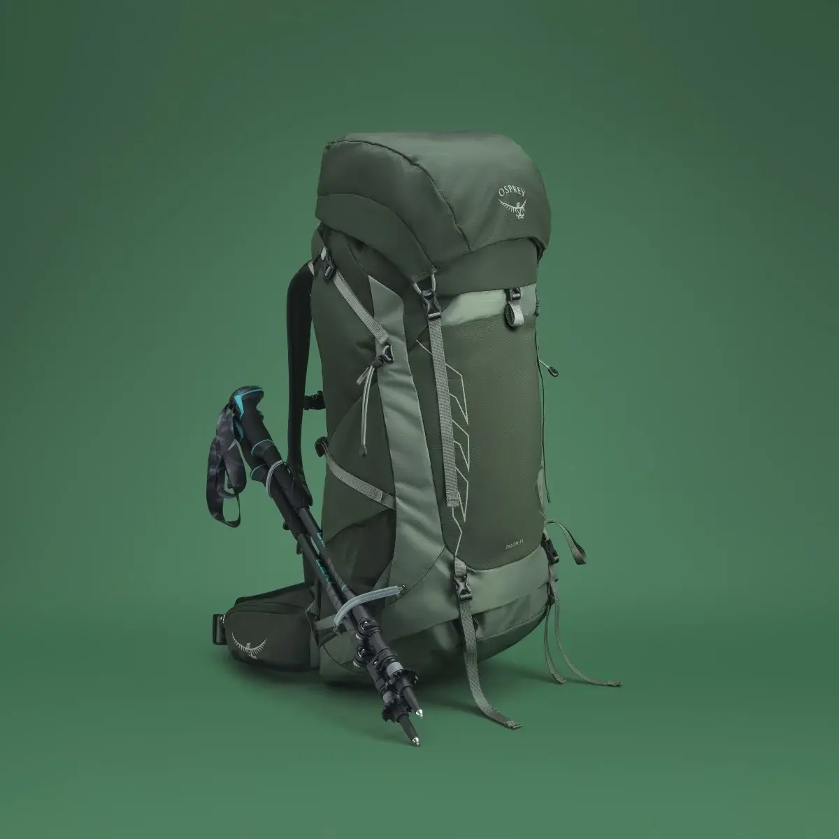 Turistický batoh Osprey Talon 44L green canopy/pine leaf