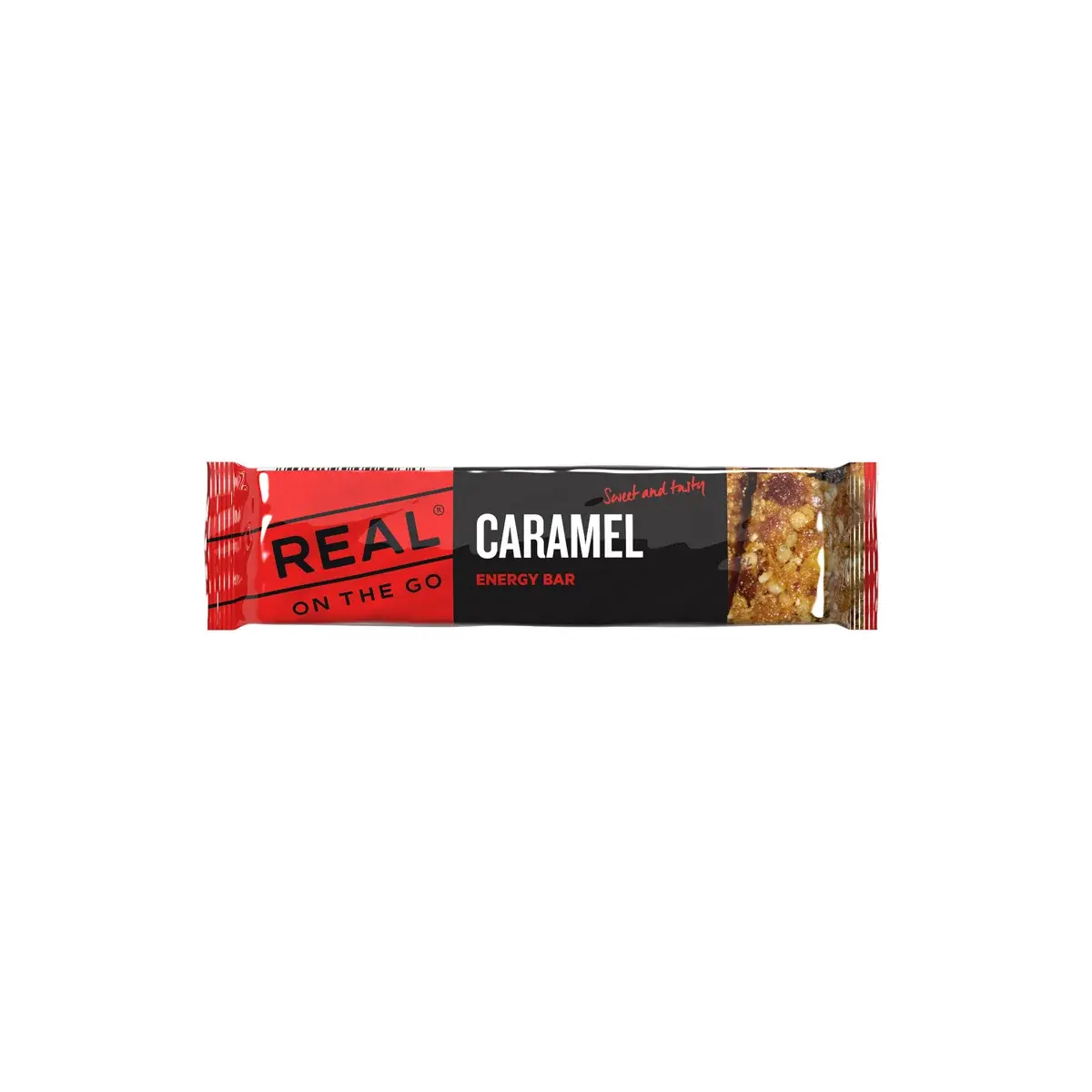 REAL Turmat Tyčinka s karamelem REAL Turmat 40 gramov