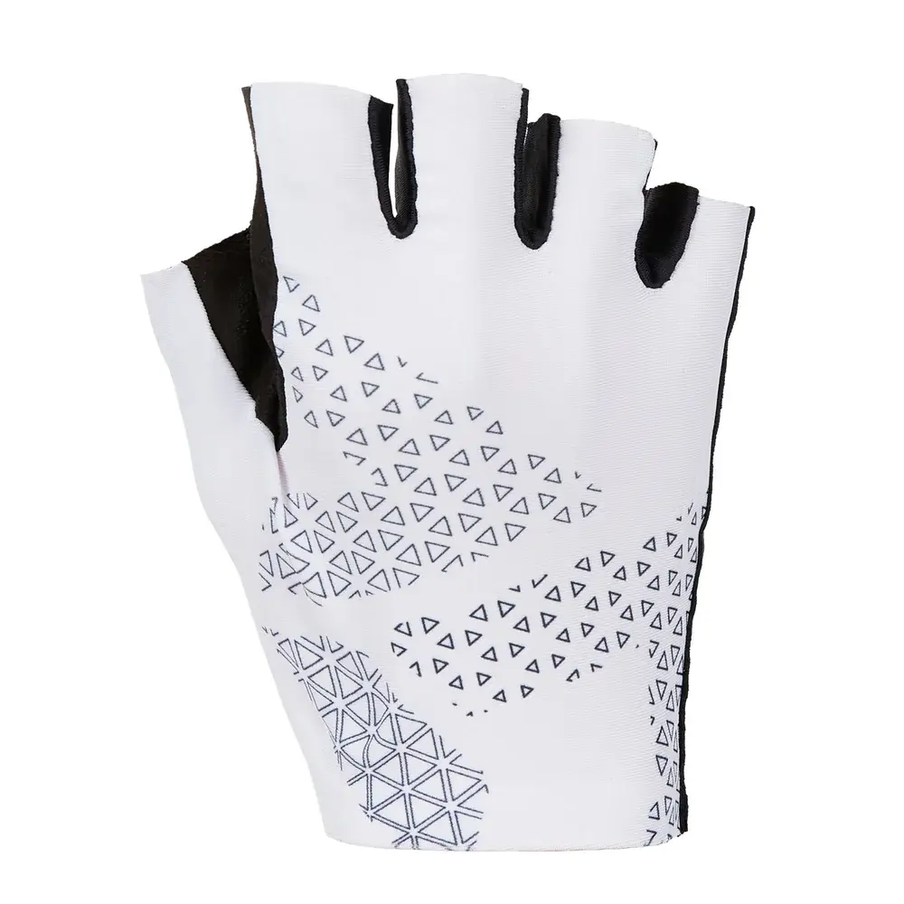 Silvini Unisex cyklistické rukavice Silvini Sarca White black