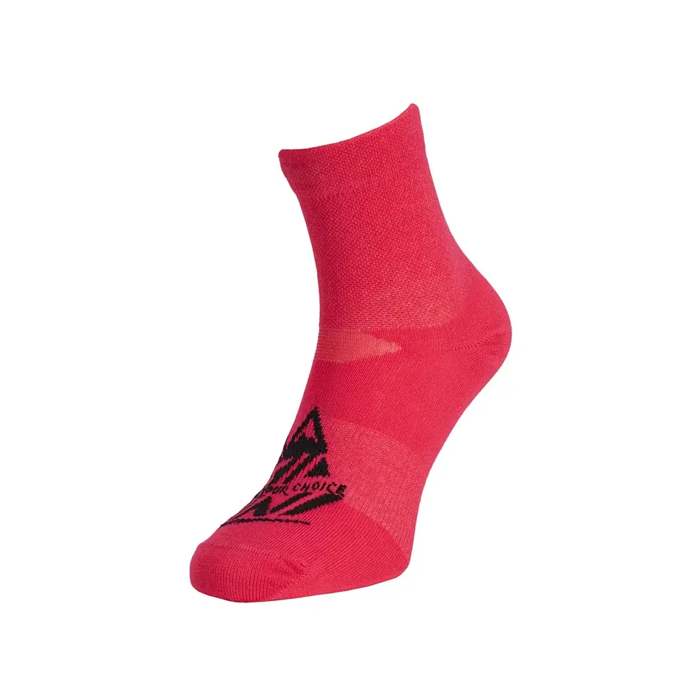 Silvini Unisex ponožky Silvini Orino UA1809 fuchsia-black