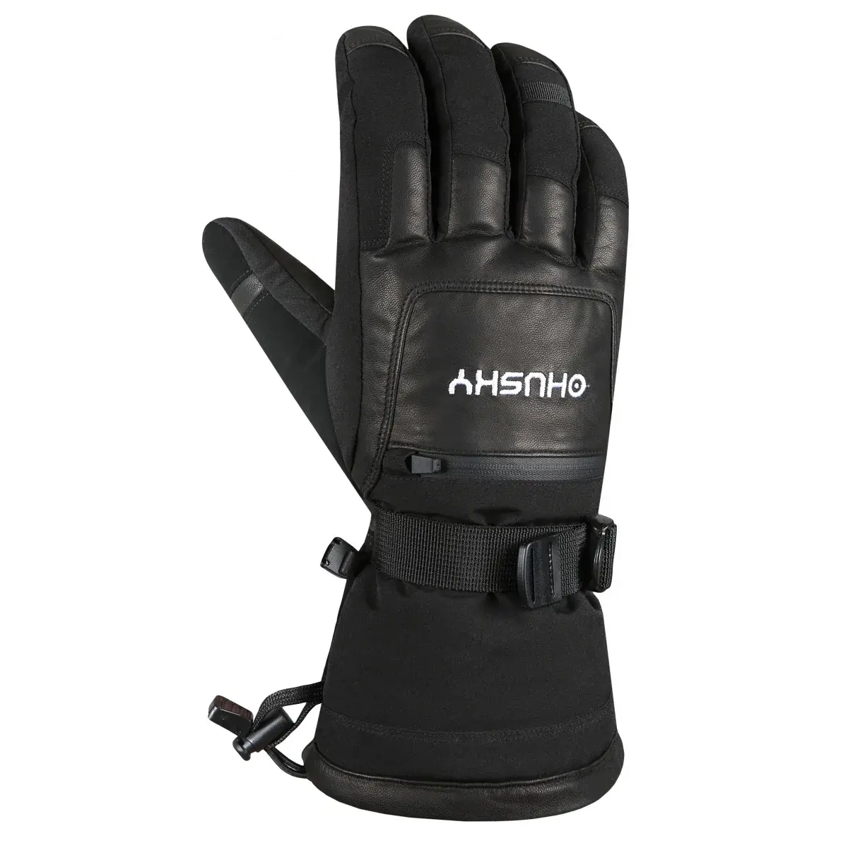 Unisex lyžiarske rukavice Husky Edin black