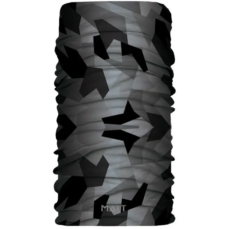 MATT Unisex šatka MATT 5820 Scarf Coolmax Eco geom.camo black-862