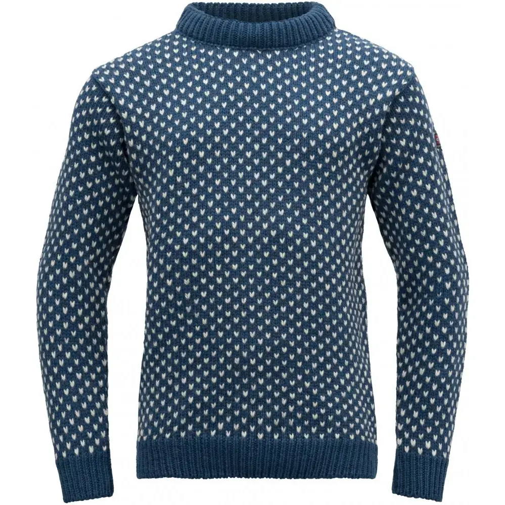 Unisex sveter Devold Nordsjo Wool navy